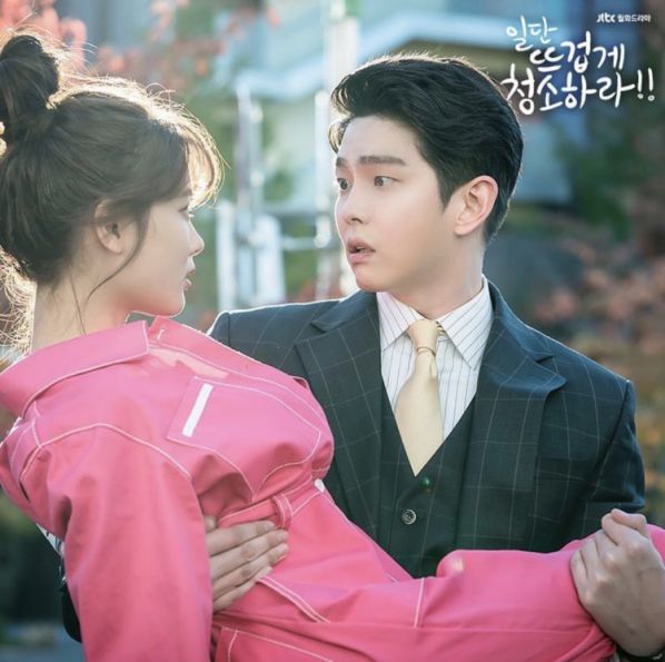 "Cô Tiên Dọn Dẹp" tung ảnh hậu trường đáng yêu của Kim Yoo Jung, Yoon Kyun Sang 14