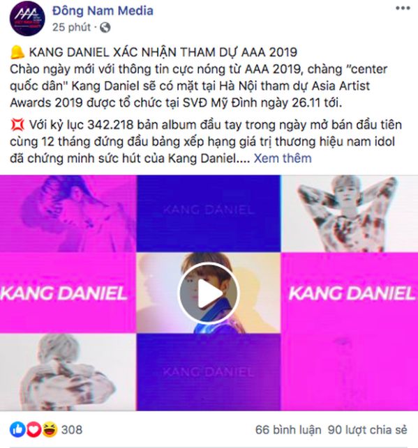 Chính thức: Dàn lineup nhóm nhạc, diễn viên tham gia AAA 2019 Việt Nam 33