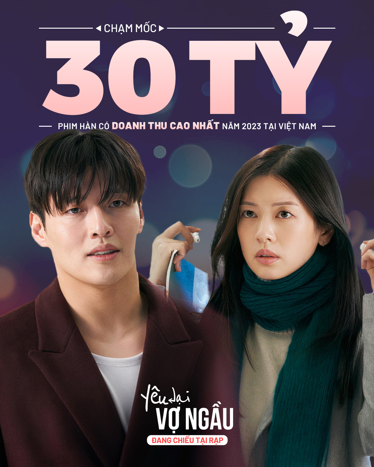 Phim Hàn Quốc 'Yêu lại vợ ngầu' có doanh thu cao nhất năm 2023 tại Việt Nam - 1